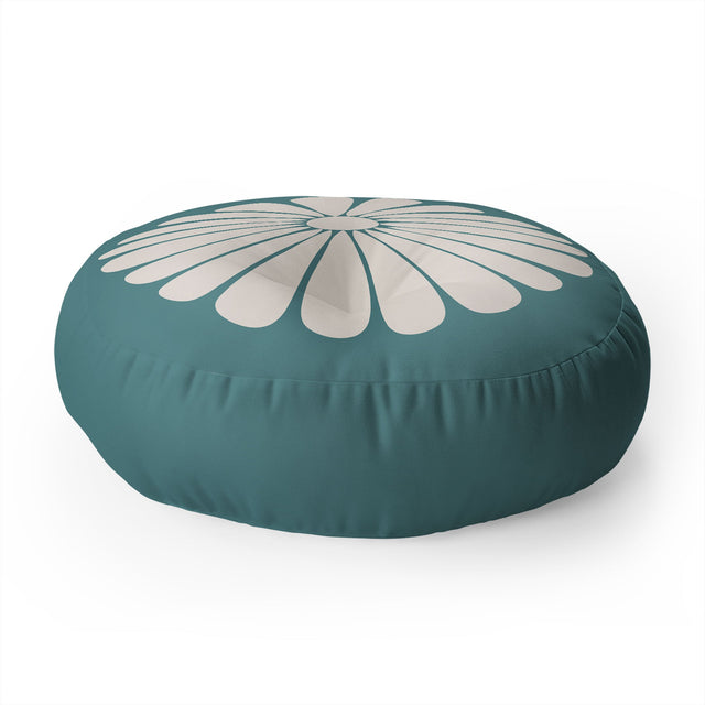 Retro Daisy XXIII Floor Pillow Round