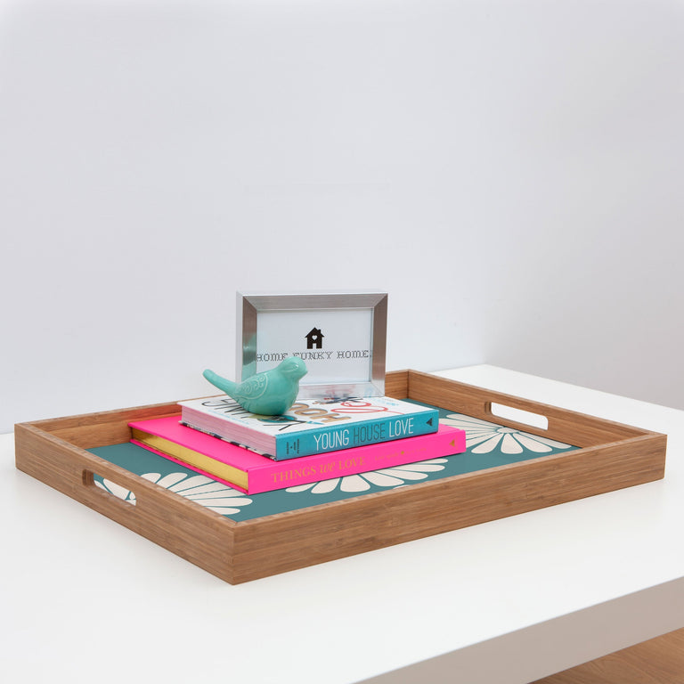 RETRO DAISY XXIII RECTANGULAR TRAY