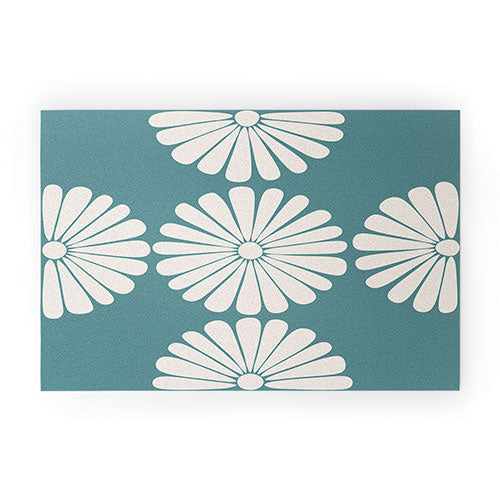 Retro Daisy XXIII Welcome Mat