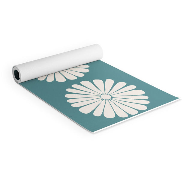 Retro Daisy XXIII Yoga Mat