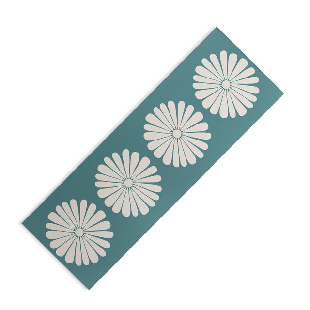 Retro Daisy XXIII Yoga Mat