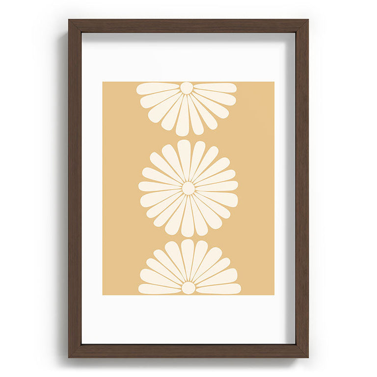 Retro Daisy XXIV Recessed Framing Rectangle