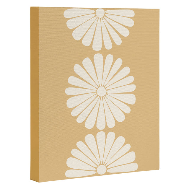 Retro Daisy XXIV Art Canvas