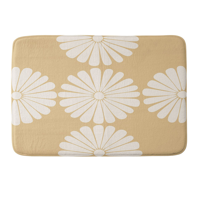 COLOUR POEMS RETRO DAISY XXIV MEMORY FOAM BATH MAT