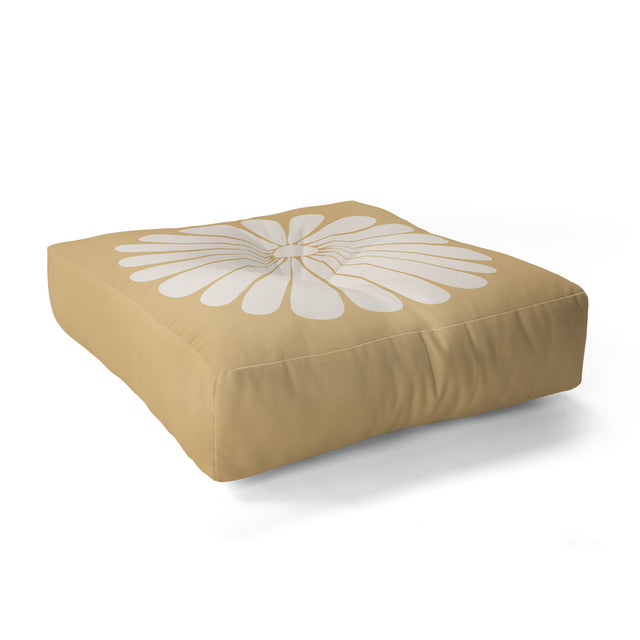 Retro Daisy XXIV Floor Pillow Square