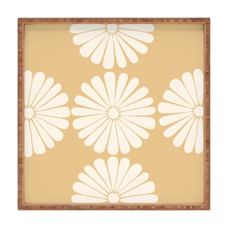 RETRO DAISY XXIV SQUARE TRAY