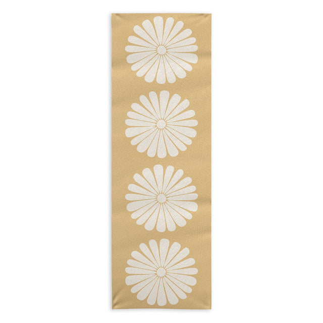 Retro Daisy XXIV Yoga Towel