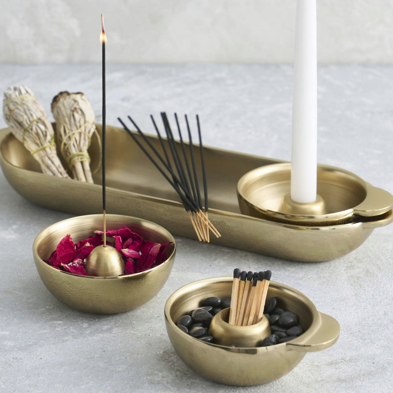 ANTIQUE BRASS INTENTION SET