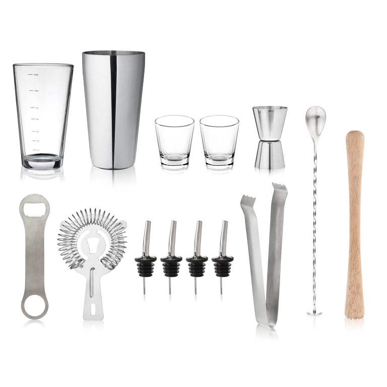14 PIECE BARWARE SET