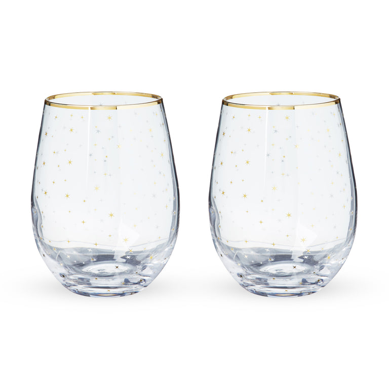 STARLIGHT STEMLESS WINE GLASS SET