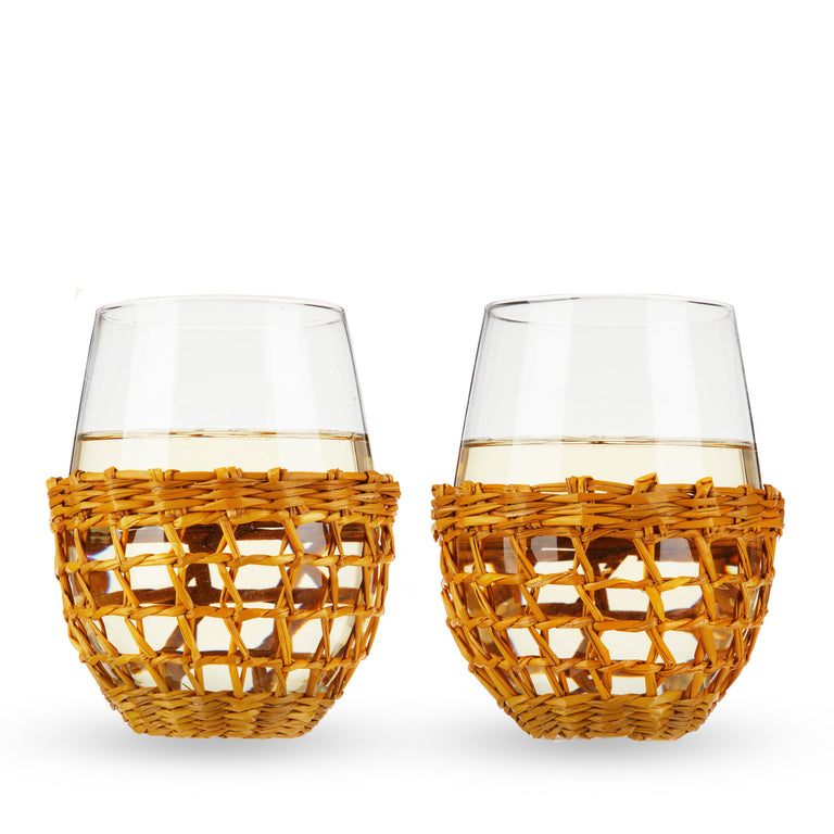 ISLAND STEMLESS WINE GLASS SET
