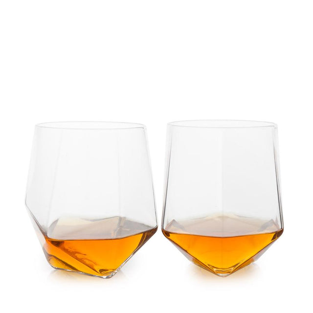 FACETED CRYSTAL TUMBLERS | COCKTAIL