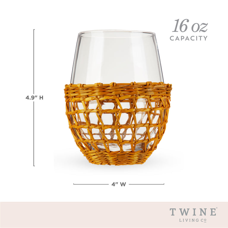 ISLAND STEMLESS WINE GLASS SET