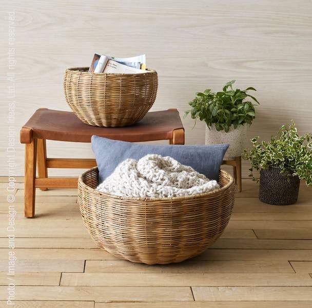 LIANA THROW BASKET SET | STORAGE