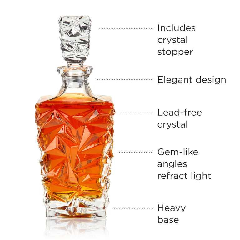 PRISM WHISKEY DECANTER