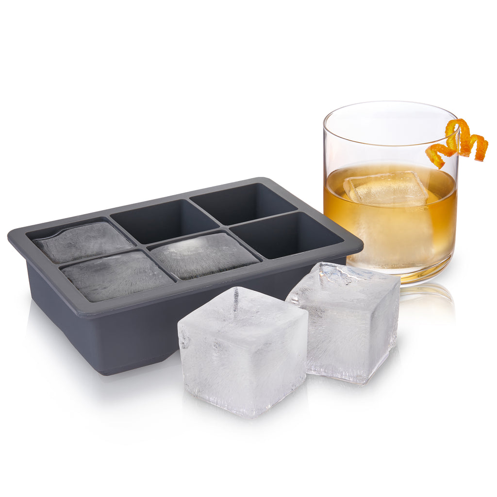 Port-Style Non-Stick Ice Cube Tray W/Lid - Stick - Spoons N Spice