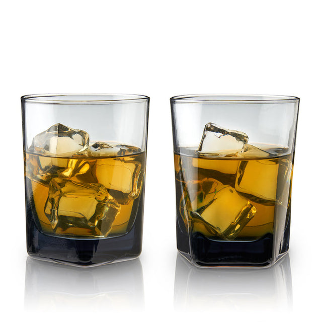 SMOKE DOUBLE OLD FASHIONED GLASSES