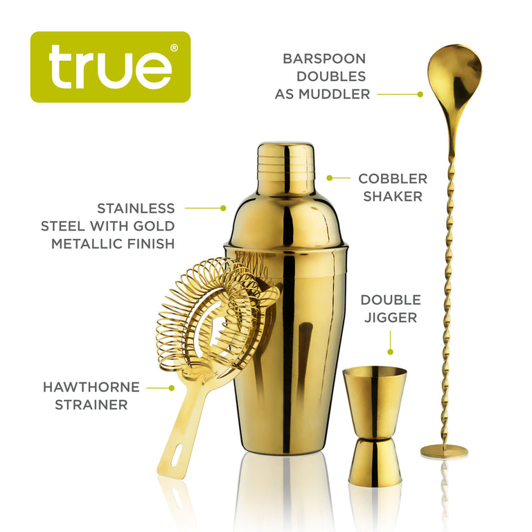 GOLD BARWARE SET