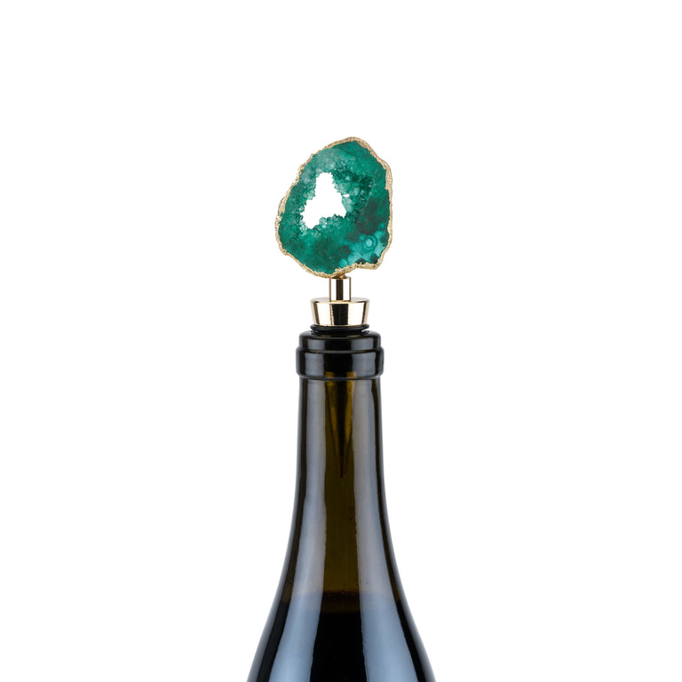 GILDED ASSORTED GEODE STOPPERS