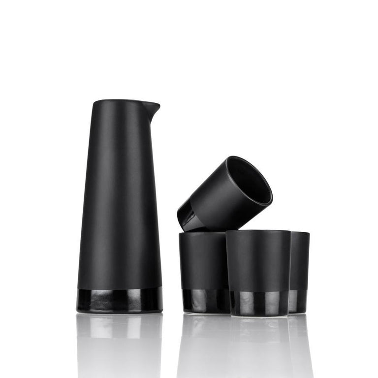 5-PIECE STONEWARE SAKE SET | COCKTAIL