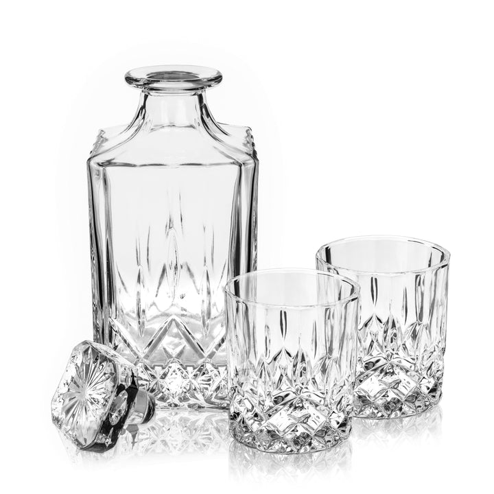 ADMIRAL 3 PIECE DECANTER TUMBLER SET