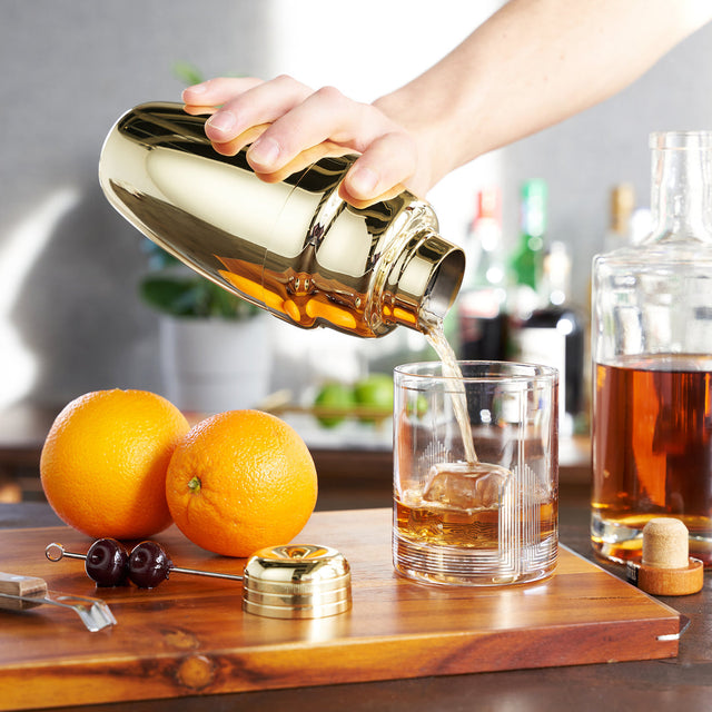 GOLD HEAVYWEIGHT COCKTAIL SHAKER