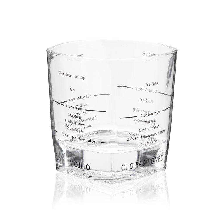 RECIPE ROCKS GLASSES, SET OF 4