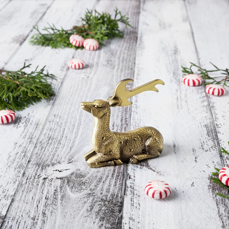 GILDED DEER BOTTLE OPENER
