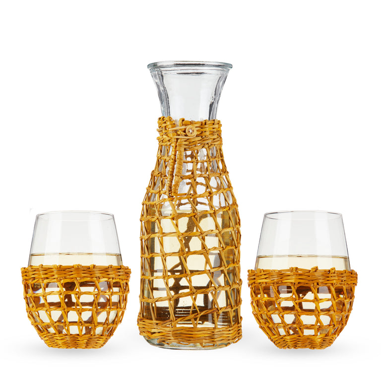 ISLAND STEMLESS WINE GLASS SET