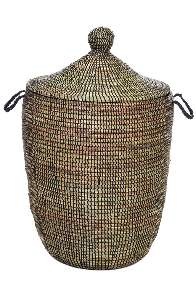 DARK BROWN CATHEDRAL BASKETS  (SENEGAL)