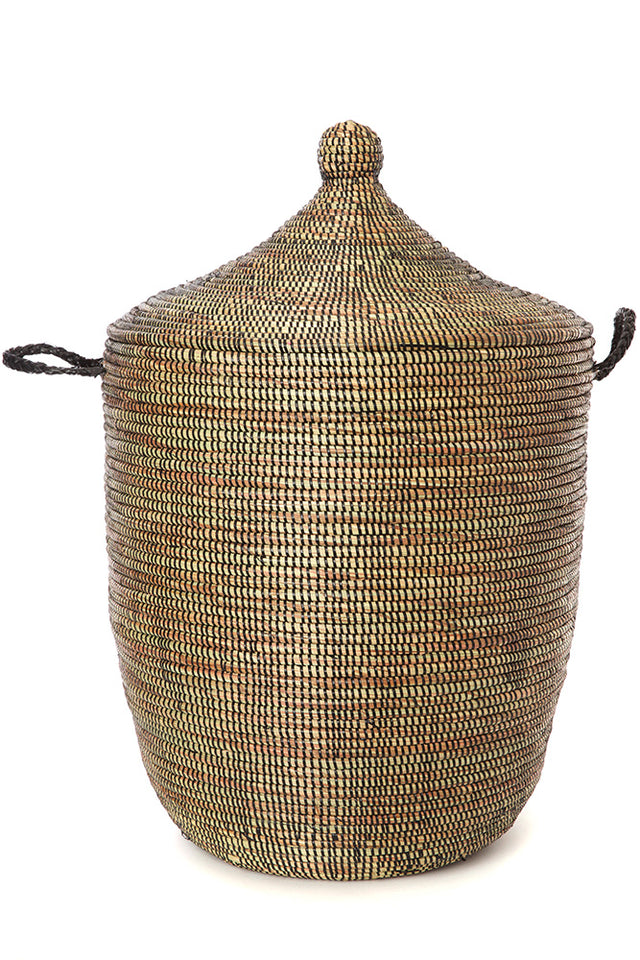 DARK BROWN CATHEDRAL BASKETS (SENEGAL)