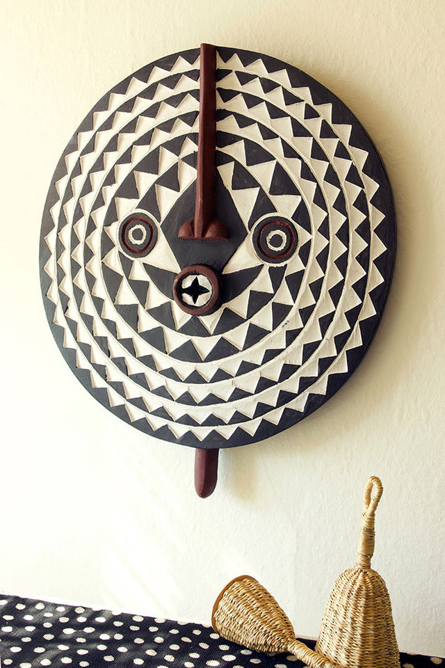 GHANIAN SUN MASKS (GHANA) | WALL DECOR