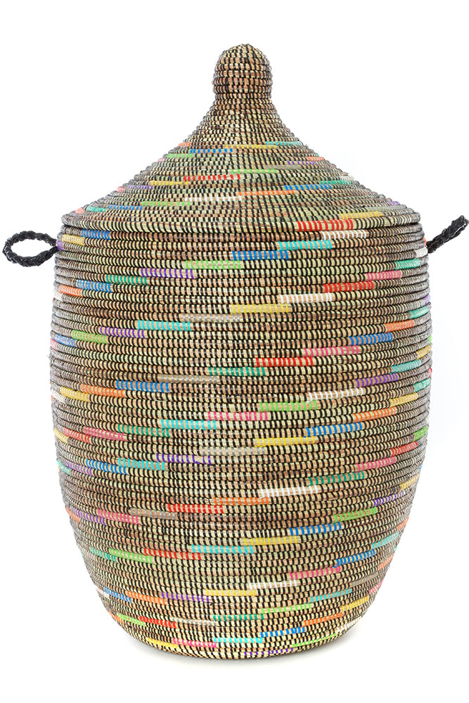 SABLE RAINBOW SWIRL BASKETS 26" (SENEGAL)