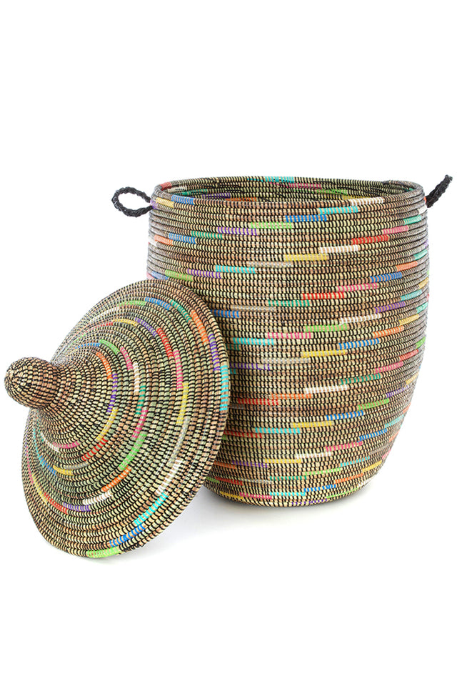 SABLE RAINBOW SWIRL BASKETS 26" (SENEGAL)