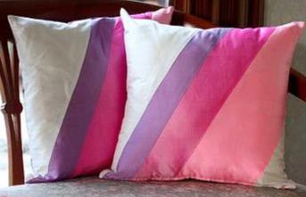 Pink discount silk throw