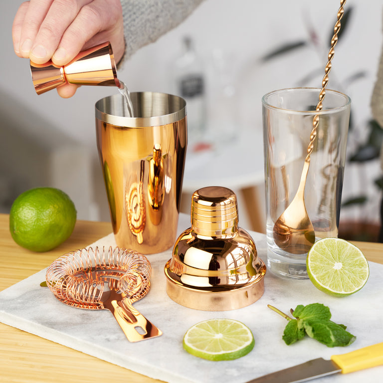 COPPER BARWARE SET