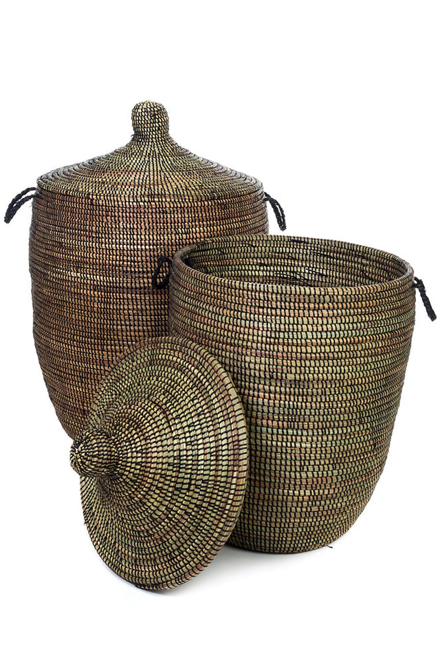 DARK BROWN CATHEDRAL BASKETS (SENEGAL)