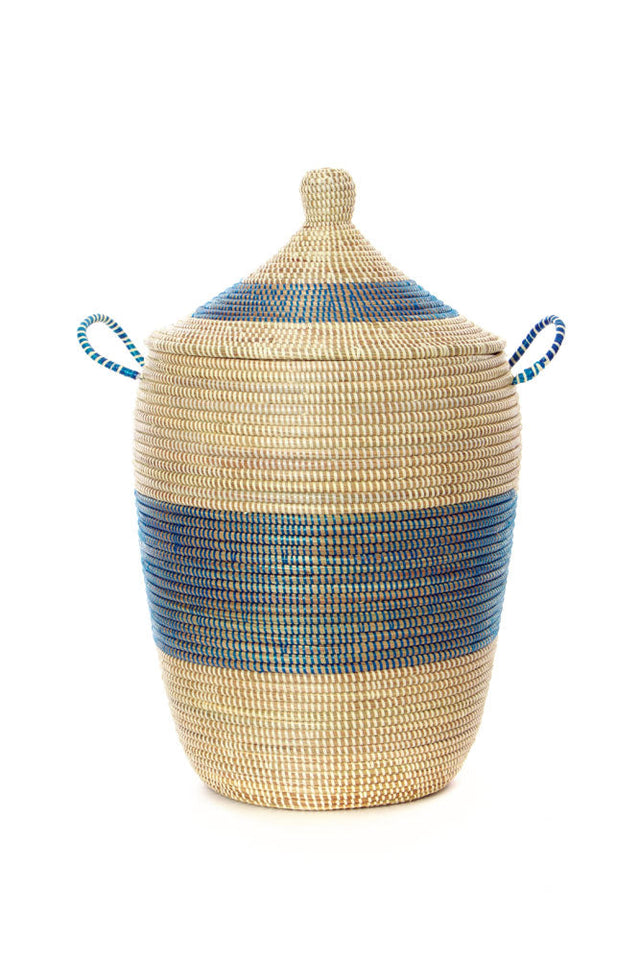 INDIGO & WHITE BASKETS (SENEGAL) | STORAGE