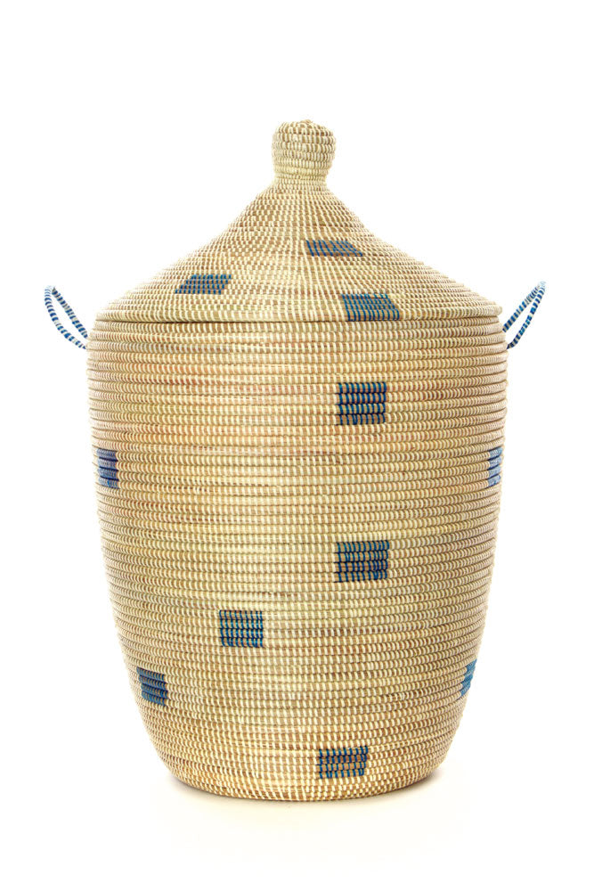 INDIGO & WHITE BASKETS (SENEGAL) | STORAGE