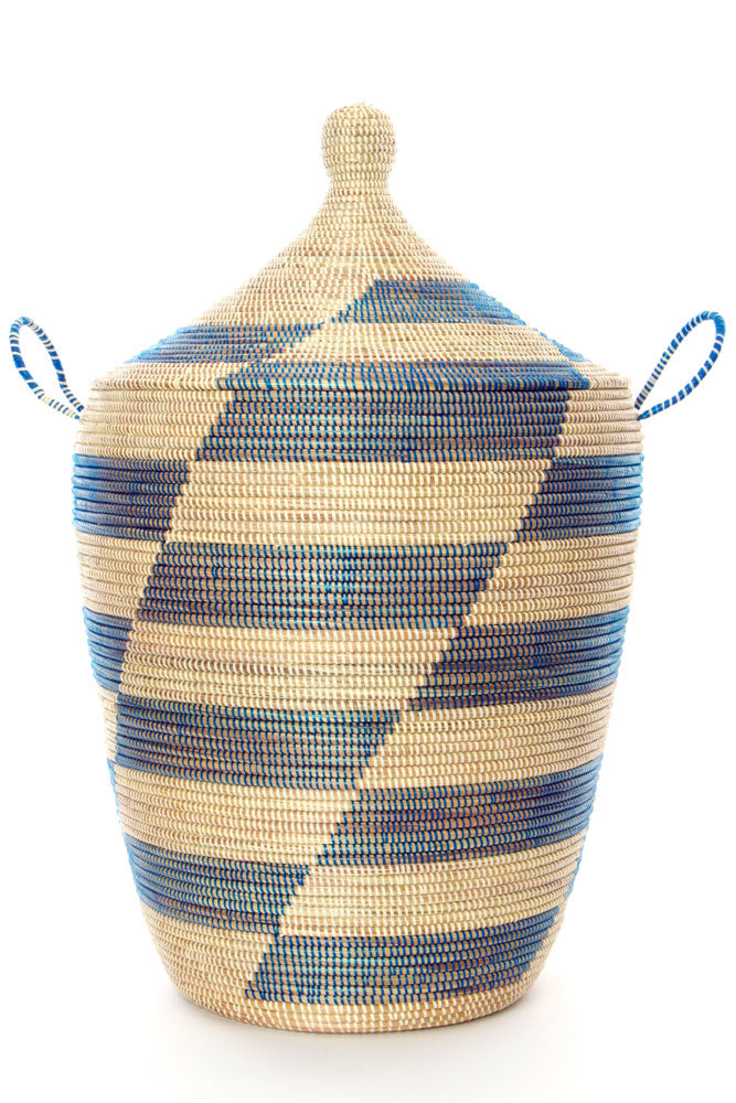 INDIGO & WHITE BASKETS (SENEGAL) | STORAGE