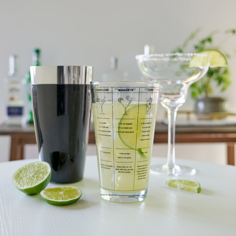 BOSTON SHAKER WITH RECIPES