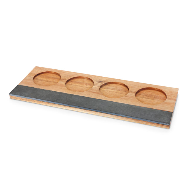 ACACIA WOOD WINE FLIGHT BOARD
