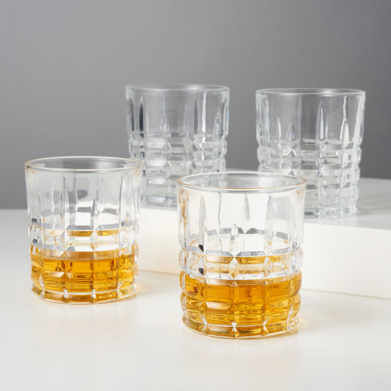 HIGHLAND DOF TUMBLERS SET OF 4