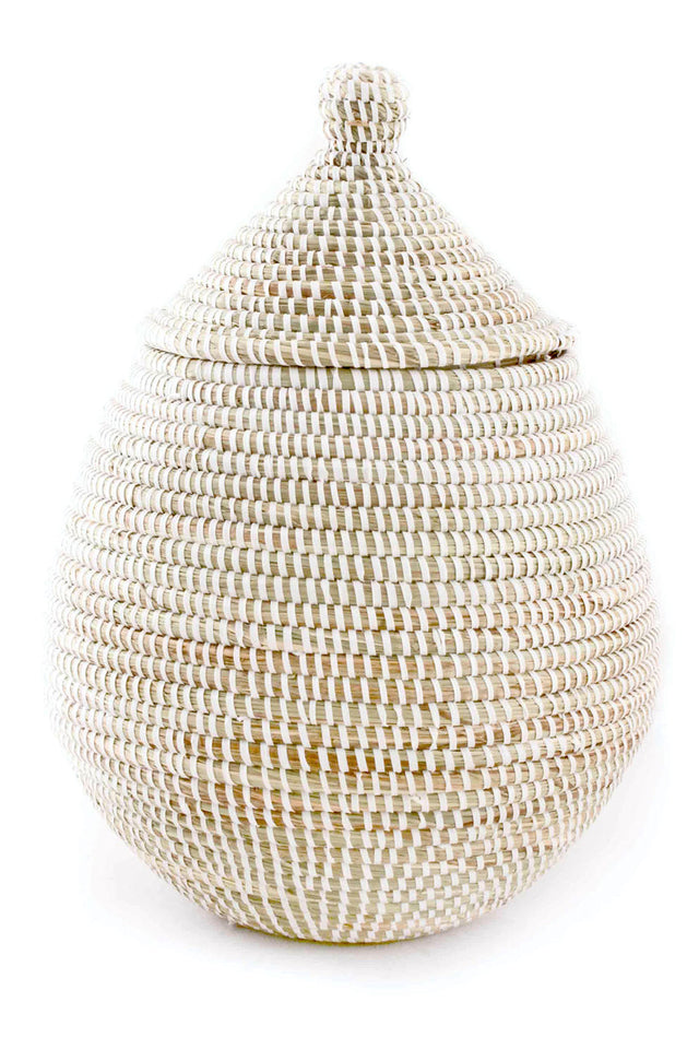 WHITE GOURD BASKET (SENEGAL) | STORAGE