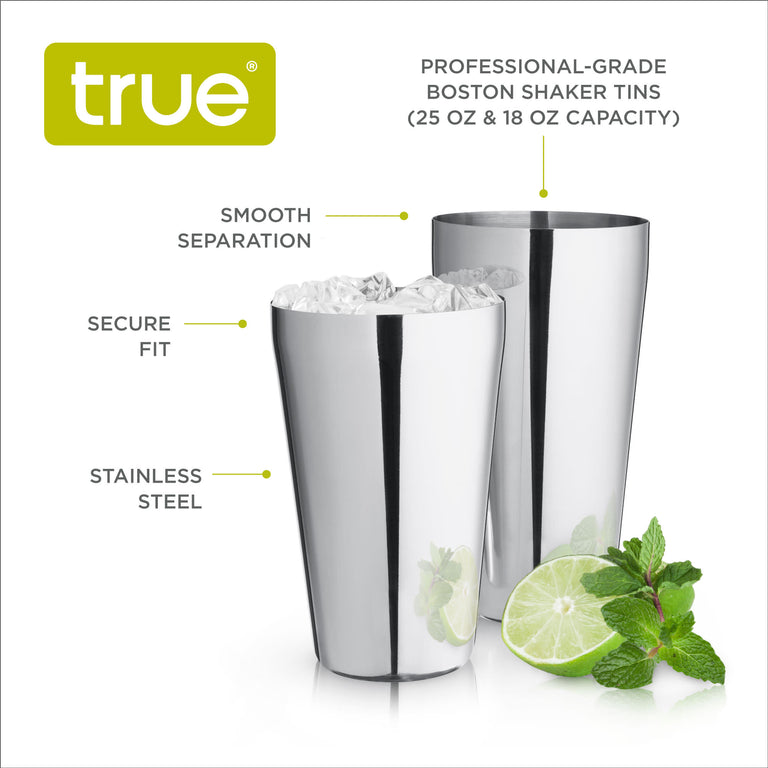 ADVANCE: STAINLESS STEEL BOSTON SHAKER TINS