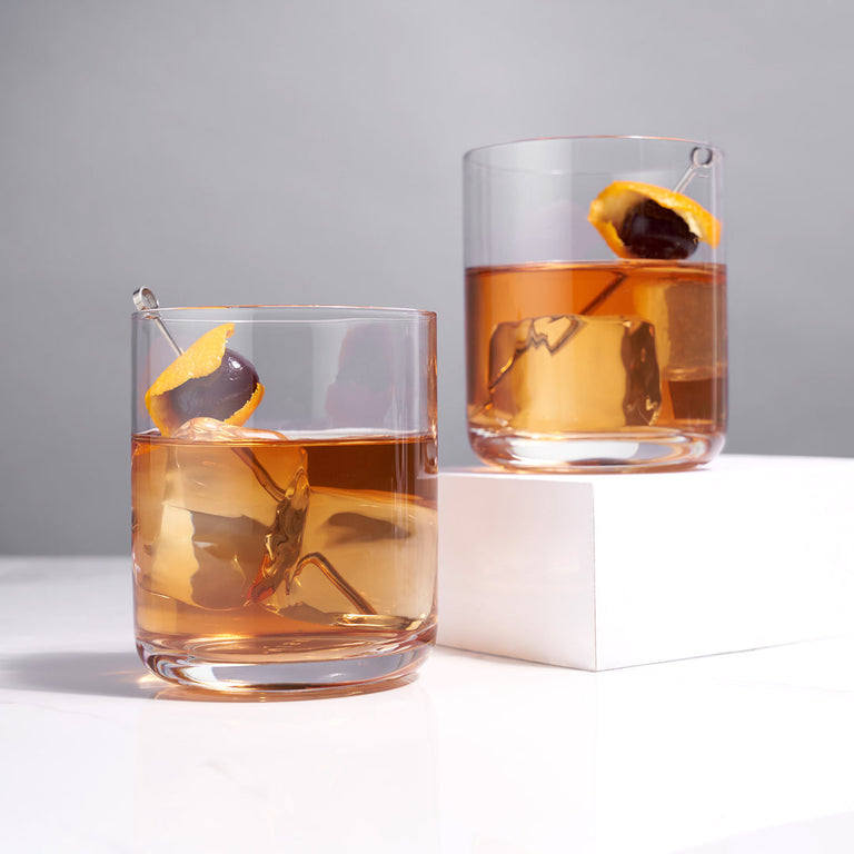CRYSTAL WHISKEY TUMBLERS