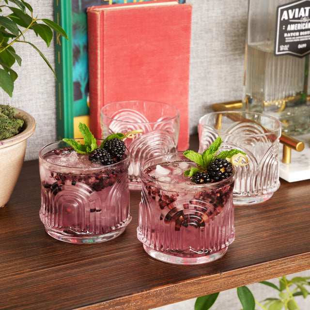 BEAU LOWBALL TUMBLERS SET OF 4