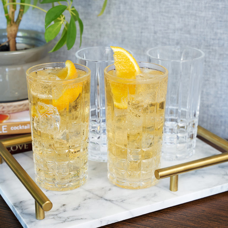 HIGHLAND HIGHBALL TUMBLERS SET OF 4