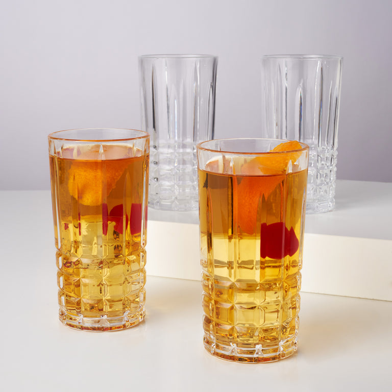 HIGHLAND HIGHBALL TUMBLERS SET OF 4
