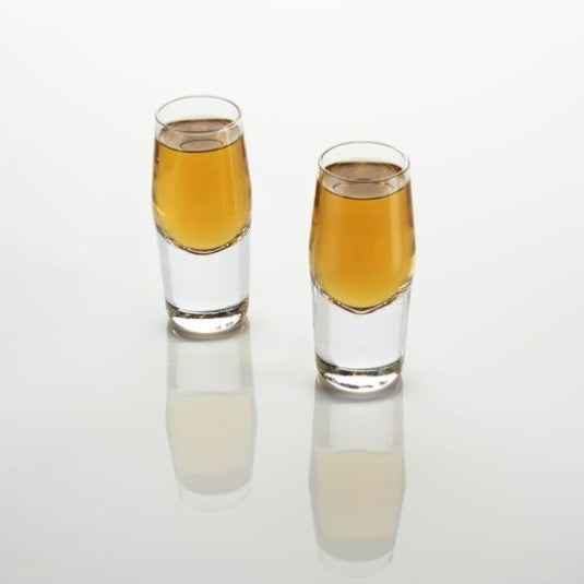 CRYSTAL HEAVYWEIGHT SHOT GLASSES | COCKTAIL